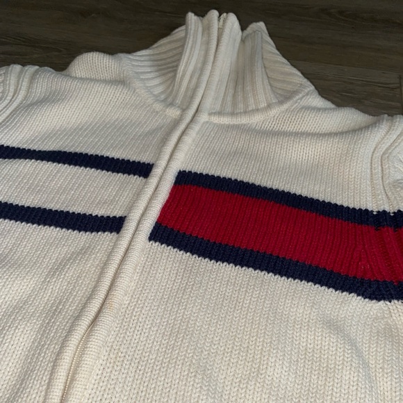 Kids Tommy Hilfiger Knit Zip Up Sweater - Picture 3 of 7